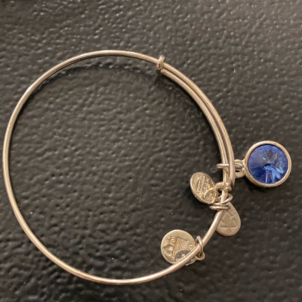 Alex and Ani September birthstone bangle